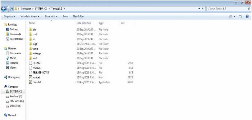Apache Tomcat Server Directory Apache Tomcat Server Directory