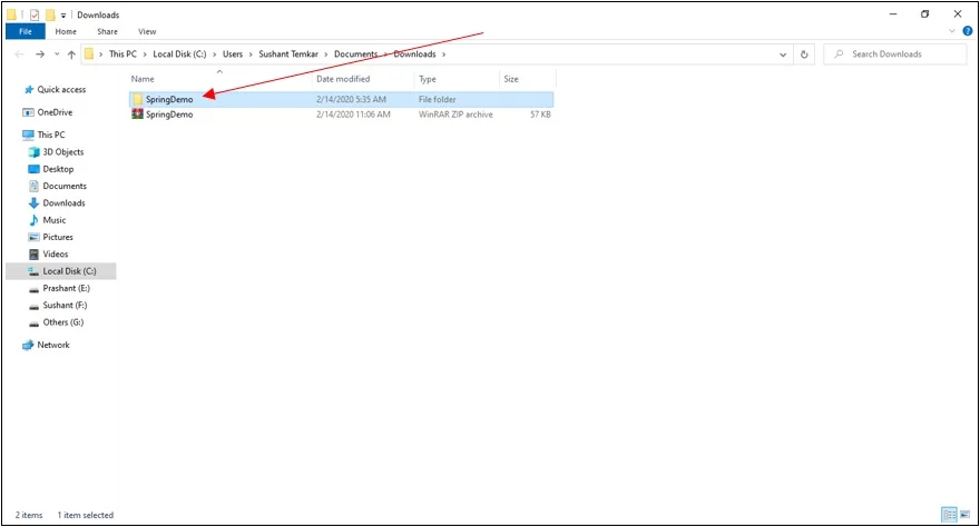 Spring Project is extracted Spring Project is extracted